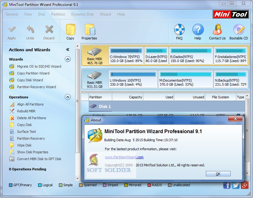 partition wizard free 11